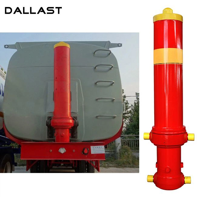 Jednočinný vertikální teleskopický hydraulický válec