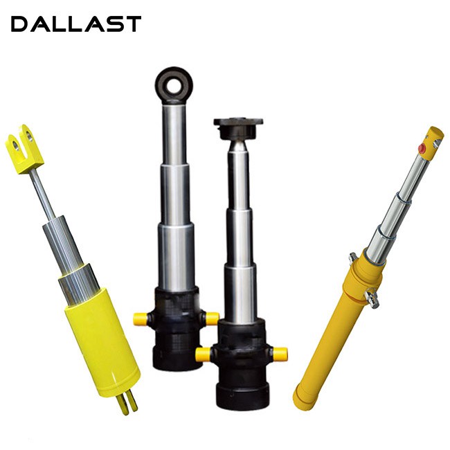 Teleskopický hydraulický kladkohový válec